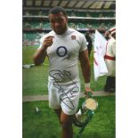Ellis Genge Signed England Rugby 8x12 Photo. Good Condition. All signed pieces come with a