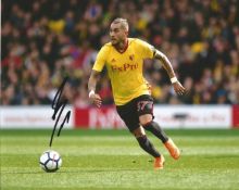 Roberto Pereyra Signed Watford 8x10 Photo. Good Condition. All signed pieces come with a Certificate