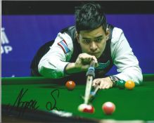 Snooker Noppon Saengkham 10x8 signed colour photo. Good Condition. All signed pieces come with a