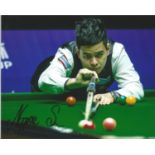 Snooker Noppon Saengkham 10x8 signed colour photo. Good Condition. All signed pieces come with a