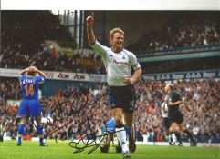 Football Teddy Sheringham signed 12x8 colour photo pictured while playing for Tottenham Hotspur.