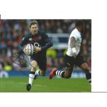 Rugby Union Elliot Daly signed 10x8 colour photo pictured in action for England. Good Condition. All