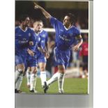 Football John Terry signed 10x8 mounted colour photo pictured while playing for Chelsea. John George