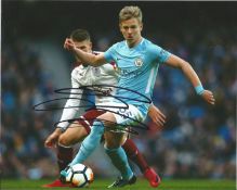 Oleksandr Zinchenko Signed Manchester City 8x10 Photo. Good Condition. All signed pieces come with a
