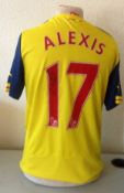 Football Alexis Sanchez signed Arsenal away shirt. Alexis Alejandro Sanchez ( born 19 December