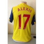 Football Alexis Sanchez signed Arsenal away shirt. Alexis Alejandro Sanchez ( born 19 December