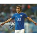 Caglar Soyuncu Signed Leicester City 8x10 Photo. Good Condition. All signed pieces come with a