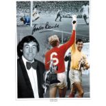 Football Gordon Banks signed 16x12 colour enhanced montage photo. Gordon Banks OBE (30 December 1937