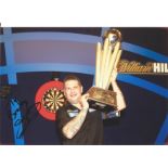 Darts Gary Anderson signed 12x8 colour photo dedicated. Gary Anderson is a Scottish professional