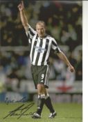 Football Alan Shearer signed 12x8 colour photo pictured while playing for Newcastle United. Alan