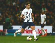 James Tarkowski Burnley Signed England 8x10 Photo. Good Condition. All signed pieces come with a
