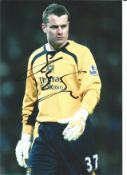 Football Shay Given signed 12x8 colour photo pictured while playing for Manchester City. Seamus John