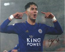 Ayoze Perez Signed Leicester City 8x10 Photo. Good Condition. All signed pieces come with a