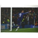 Football Pedro 10x8 signed colour photo pictured in action for Chelsea. Pedro Eliezer Rodríguez