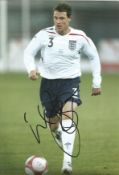 Wayne Bridge Signed England 8x12 Photo. Good Condition. All signed pieces come with a Certificate of