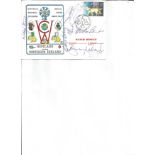 1966 World Cup Winners multi signed Historical Football Occasions FDC no28 signatures include