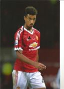 Football Mason Greenwood signed 12x8 colour photo pictured while playing for Manchester United.