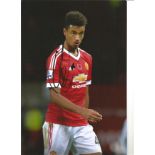 Football Mason Greenwood signed 12x8 colour photo pictured while playing for Manchester United.