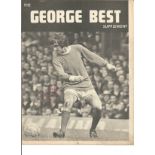 George Best signed vintage black and white magazine article The George Best Supplement. Good