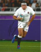 Jamie George Signed England Rugby 8x10 Photo. Good Condition. All signed pieces come with a