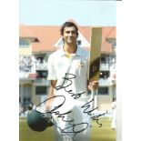 Cricket Ashton Agar Signed 12 x 8 inch cricket colour photo. Good Condition. All signed pieces