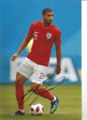 Football Ruben Loftus-Cheek 12x8 signed colour photo pictured in action for England. Ruben Ira