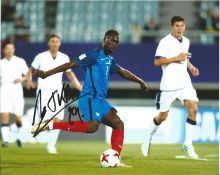 Jean-Kevin Augustin Signed France 8x10 Photo. Good Condition. All signed pieces come with a