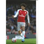 Football Mohamed Elneny 12x8 signed colour photo pictured in action for Arsenal. Mohamed Naser