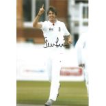 Cricket Steven Finn Signed 10 x 8 inch cricket photo. Good Condition. All signed pieces come with