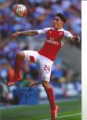 Football Héctor Bellerín 12x8 signed colour photo pictured in action for Arsenal. Héctor Bellerín