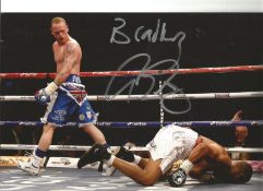 Boxing George Groves signed 12x8 colour photo dedicated. George Groves is a British former