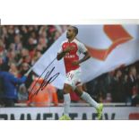 Football Theo Walcott signed 12x8 colour photo pictured while playing for Arsenal. Theo James