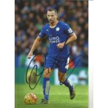 Football Danny Drinkwater signed 12x8 colour photo pictured in action for Leicester City. Daniel
