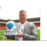 Football Ronald Koeman signed 10x8 colour photo pictured with the Manager of the month award while