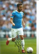 Football Bernardo Silva signed 12x8 colour photo pictured in action for Manchester City. Bernardo