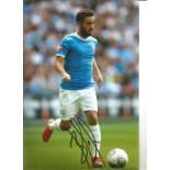 Football Bernardo Silva signed 12x8 colour photo pictured in action for Manchester City. Bernardo