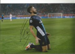 Football Olivier Giroud signed 12x8 colour photo pictured while playing for Arsenal. Olivier