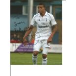 Football Jermaine Jenas signed 10x8 colour photo pictured in action for Spurs dedicated. Jermaine