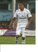 Football Jermaine Jenas signed 10x8 colour photo pictured in action for Spurs dedicated. Jermaine