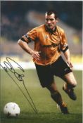 Steve Bull Signed Wolves 8x12 Photo. Good Condition. All signed pieces come with a Certificate of