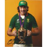 Franco Mostert Signed 2019 South Africa Rugby World Cup 8x10 Photo. Good Condition. All signed