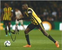 Abdoulaye Doucoure Signed Watford 8x10 Photo. Good Condition. All signed pieces come with a