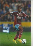 Football Alex Song signed 12x8 colour photo pictured in action for West Ham United. Alexandre