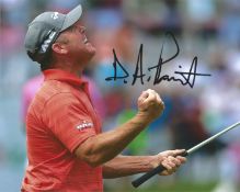 Golf D. A Points signed 10x8 colour photo. Good Condition. All signed pieces come with a Certificate