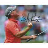 Golf D. A Points signed 10x8 colour photo. Good Condition. All signed pieces come with a Certificate