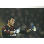 Football Marco Amelia 12x8 signed colour photo pictured during his time with AC Milan in Italy.