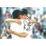 Cricket Stuart Broad Signed 12x 8 inch cricket colour photo. Good Condition. All signed pieces