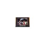 Bryan Robson and Frank Stapleton Man United Signed 16 x 12 inch mounted football photo. Good