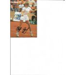Tennis Steffi Graf signed 6x4 colour Adidas promo card. Stefanie Maria "Steffi" Graf ( born 14