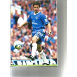 Football Joe Cole signed 10x8 mounted colour photo pictured playing for Chelsea. Joseph John Cole (